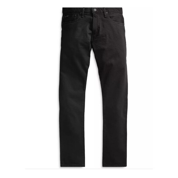 Polo Ralph Lauren Jeans Mens 40x30 Black The Sullivan Slim Fit Low Stretch Denim